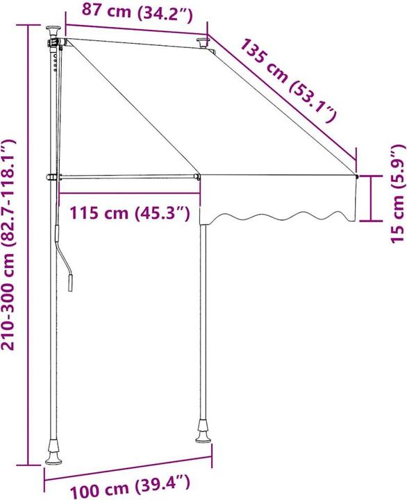 Produktbild vidaXL Jori (1 m)