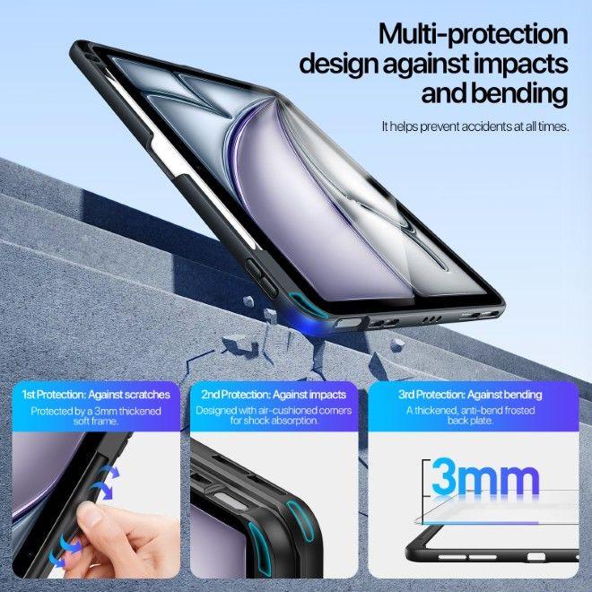 Produktbild Dux Ducis Axis Series PC Hardcase Hülle mit Standfunktion (Apple iPad 2022 (10. Gen), Apple iPad Air 11 2024, Apple iPad Air 11 2025, Apple iPad Air 11 2026, Apple iPad Air 2020, Apple iPad Air 2022, Apple iPad Pro 11 2020, Apple iPad Pro 11 2021, Apple iPad Pro 11 2022)