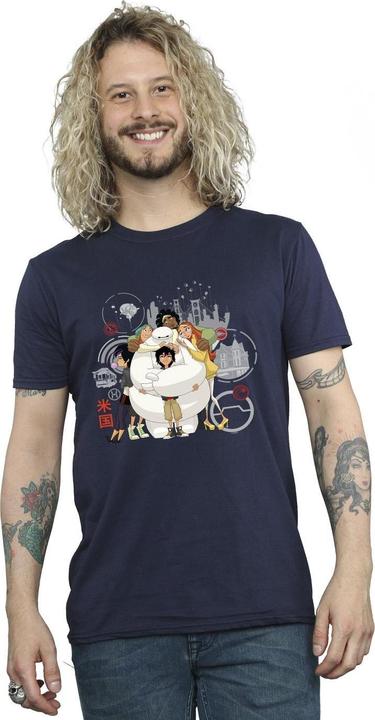 Produktbild Disney Big Hero 6 Baymax Group Hug TShirt (4XL)