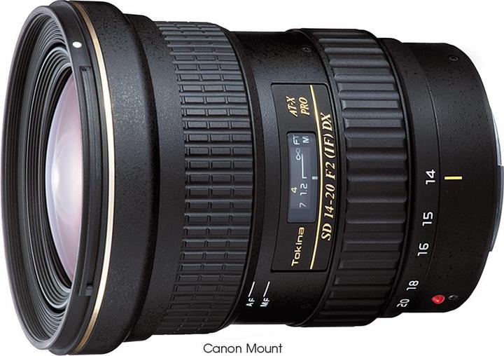 Actual product image Tokina AT-X 14-20 F2 PRO DX - Canon (Canon EF, APS-C / DX)