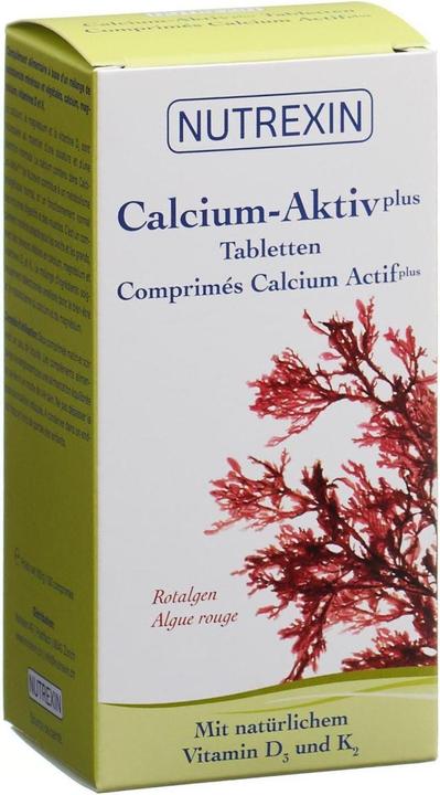 Actual product image Nutrexin Calcium active plus tablets (120 Piece, Pills, 150 g)
