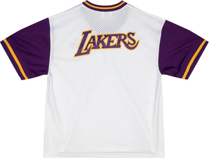 Actual product image Mitchell & Ness Jersey NBA Fashion Mesh V-Neck - LA Lakers (M)