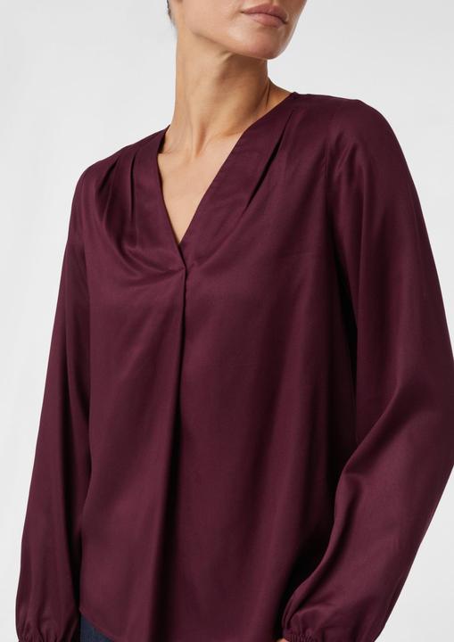Immagine prodotto Comma Bluse Satinierte Viskose-Bluse mit Faltendetails (32)