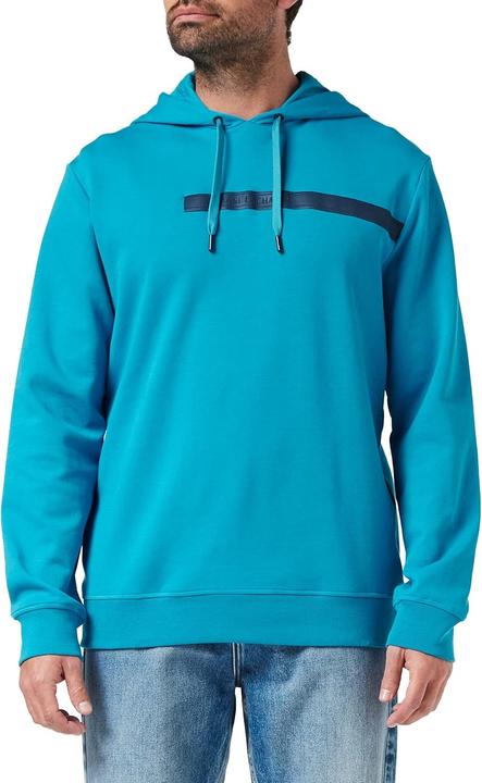 Image du produit Armani Exchange Sweatshirt à capuche avec logo étendu dos et devant (XS)