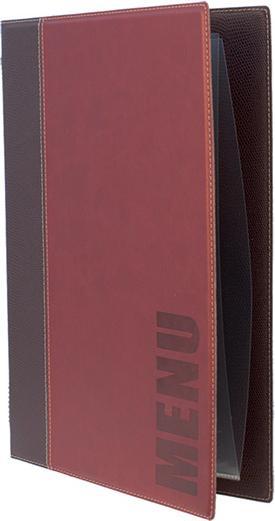 Actual product image Securit Menu card folder TRENDY, A4, wine red