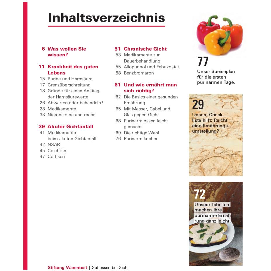 Thumbnail - Gut essen bei Gicht, Ratgeber von Dagmar von Cramm