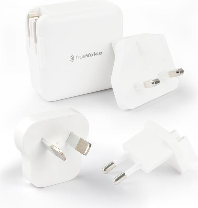 Produktbild FreeVoice Reise Schnellladegerät 30W (USB-A/USB-C) (30 W)