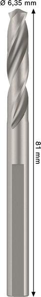 Produktbild Hawera Zentrierbohrer für Standard Adapter, HSS, 6,35x81 mm (6.35 Millimeter)