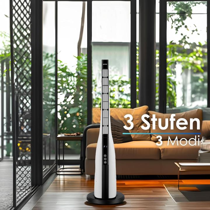 Produktbild Leiser Turmventilator mit Fernbedienung und Timer