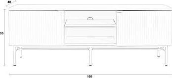 Immagine prodotto Zuiver Credenza Cayo Bassa (155 x 40 x 55 cm)