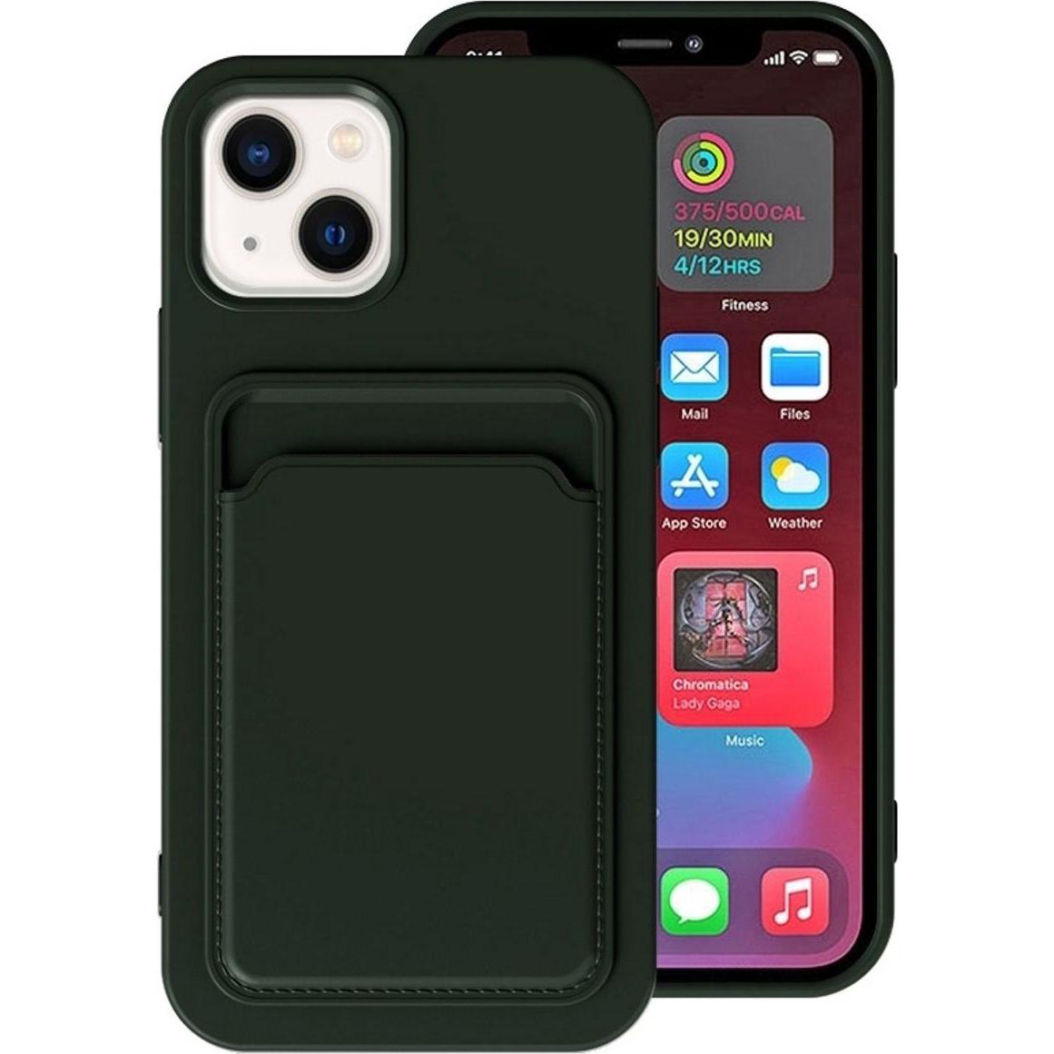 König Design Hülle Handy Schutz für Apple iPhone 14 Serie Case Cover Bumper Kartenfach Etuis (Apple iPhone 14 Plus), Sma...