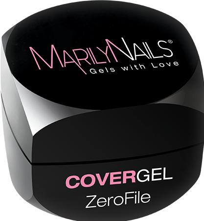 Marily Nails ZERO FILE - COVERGEL 40ml (Covergel, Gel-Effekt Nagellack)