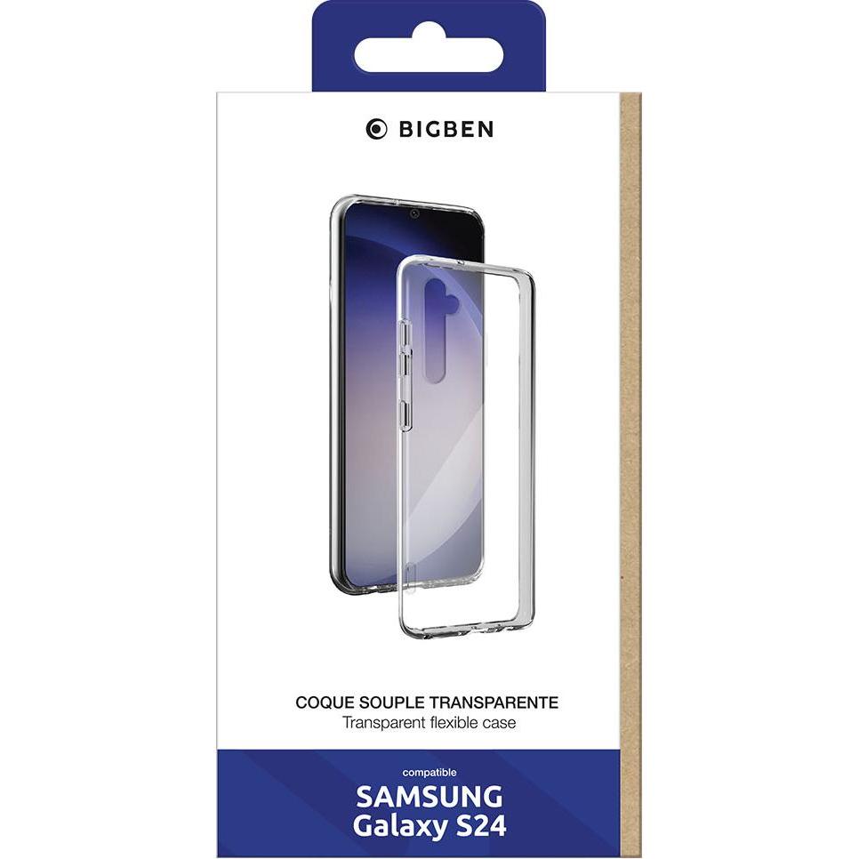 Thumbnail - Bigben Hülle für Samsung Galaxy S24 Flexibel und Ultradünn aus TPU (Samsung Galaxy S24), Smartphone Hülle, Transparent