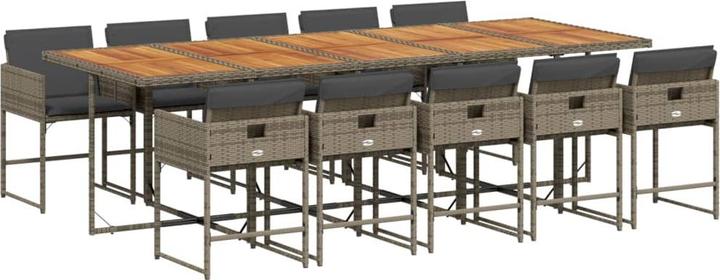 Produktbild vidaXL Garten Essgruppe (275 x 106 x 73 cm)
