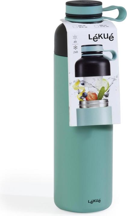 Immagine prodotto Lékué Bottiglia isolata To Go 500 ml turchese (0.50 l)
