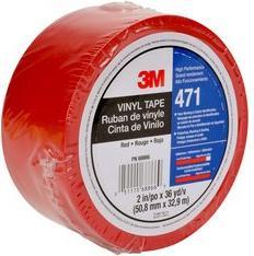 Actual product image 3M PVC adhesive tape47red (50.80 mm)