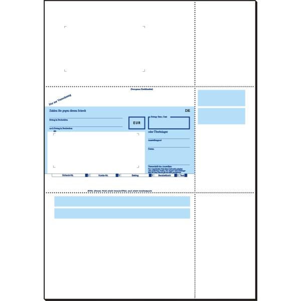 Produktbild Sigel 250 SEPA-Verrechnungsscheck Bankformulare ZV532 (250 x)