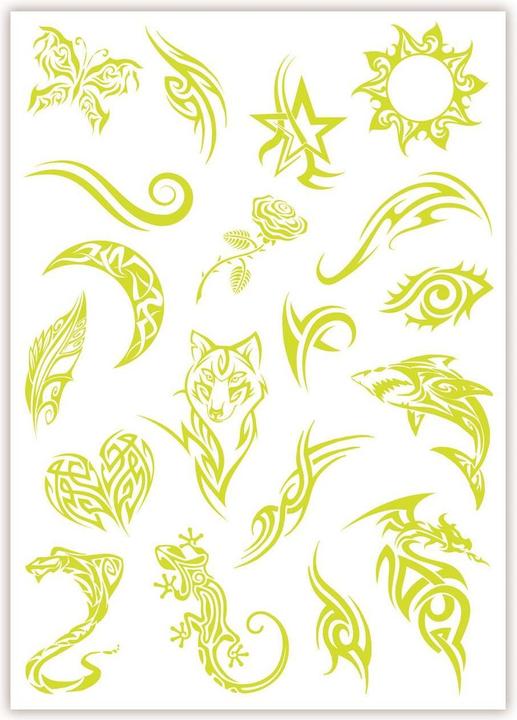 Produktbild Clementoni Crazy Chic - Urban Tattoo Glitter