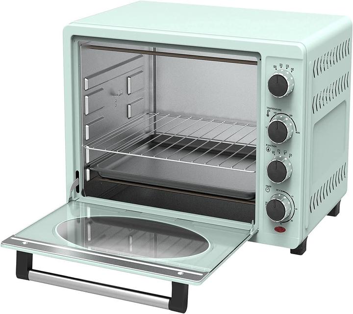 Produktbild TurboTronic By Z-Line Retro Minibackofen mit Umluft Turquoise