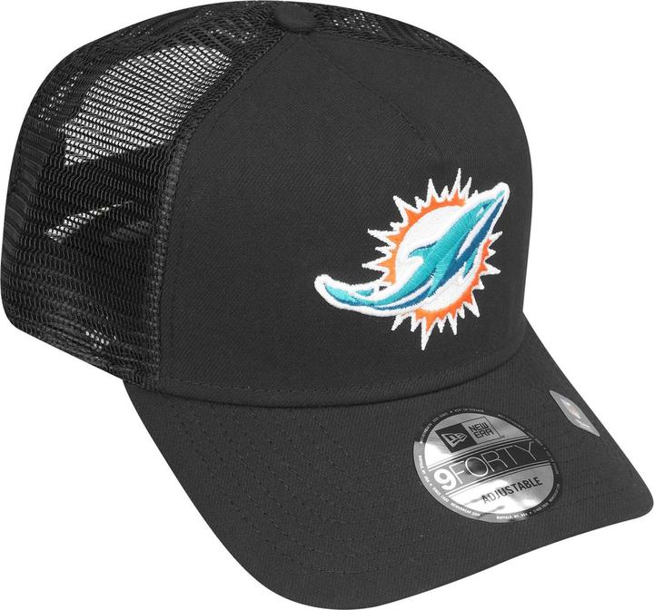 Produktbild New Era A-Frame Snapback Trucker Cap - Miami Dolphins (One Size)