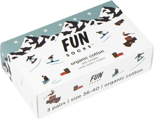 Produktbild Fun Socks WeihnachtsGeschenkbox (3er Pack, 41 - 46)