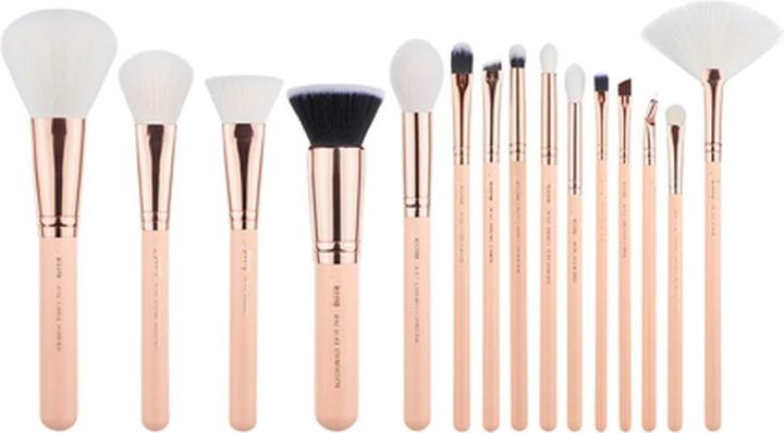 Jessup Komplettes Make-up-Pinselset in eleganten Farben (Set)