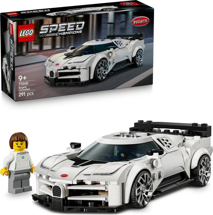 Actual product image LEGO Bugatti Centodieci Hypersportwagen (77240, LEGO Speed Champions)