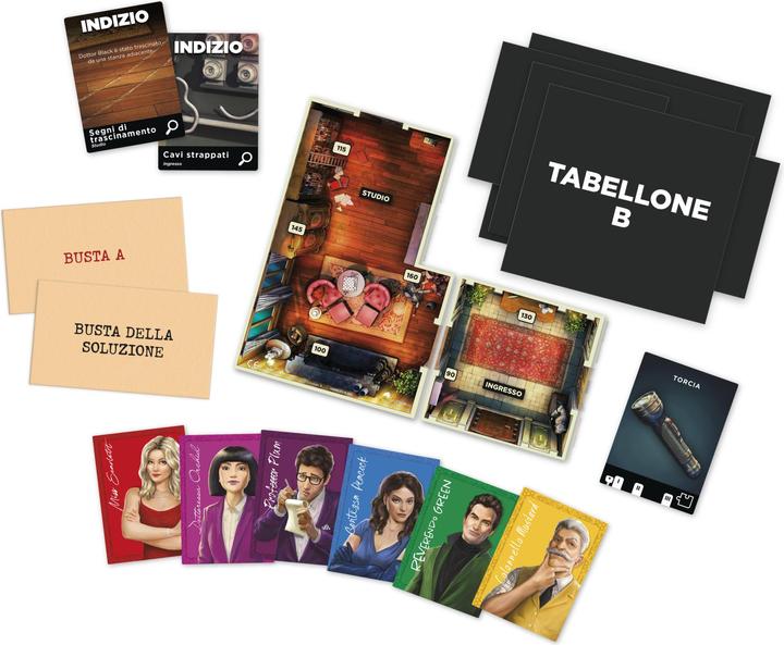 Image du produit Hasbro Gaming Cluedo Verrat in der Villa, un jeu d'énigme et de mystère, jeu de société familial coopératif à (Italien)