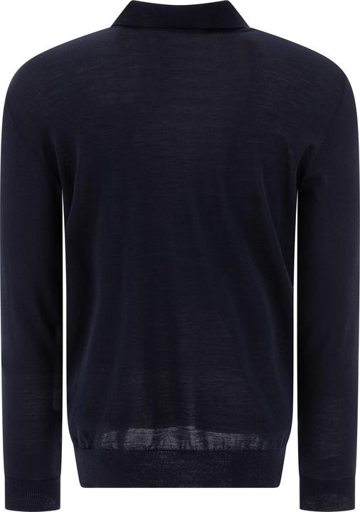 Actual product image Golden Goose Wool long-sleeved polo shirt (XL)