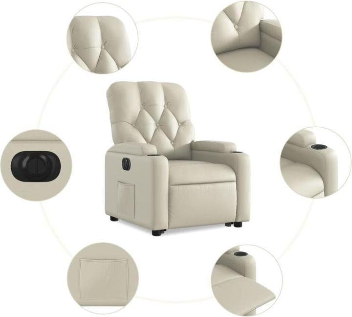 Image du produit vidaXL Relaxsessel mit Aufstehhilfe