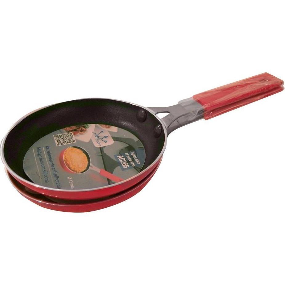 Thumbnail - Jata R266 2 small fring pan for AC266, Pfanne + Kochtopf, Schwarz, Rot