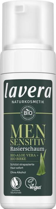Lavera Men Sensitive Shaving Foam Alcohol-Free for Sensitive Skin (150 ml, Rasierschaum)