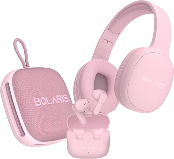 Produktbild Bolaris Audio Pack 3-in-1 Kopfhörer Lautsprecher TWS (15 h, Kabellos)