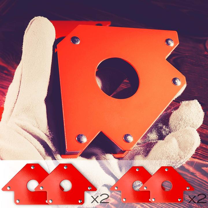 Actual product image Wiltec 4x welding magnet