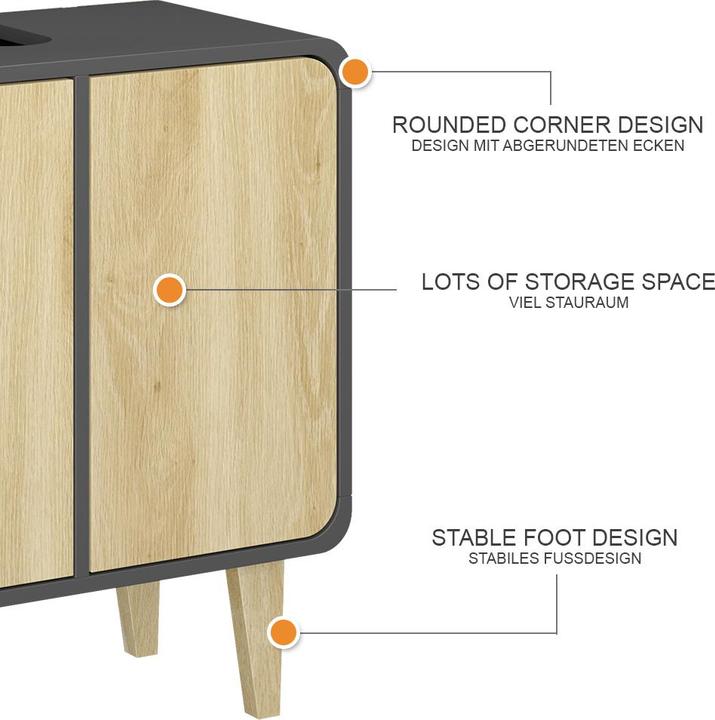 Actual product image Vicco Arla (60 x 30 x 61 cm)