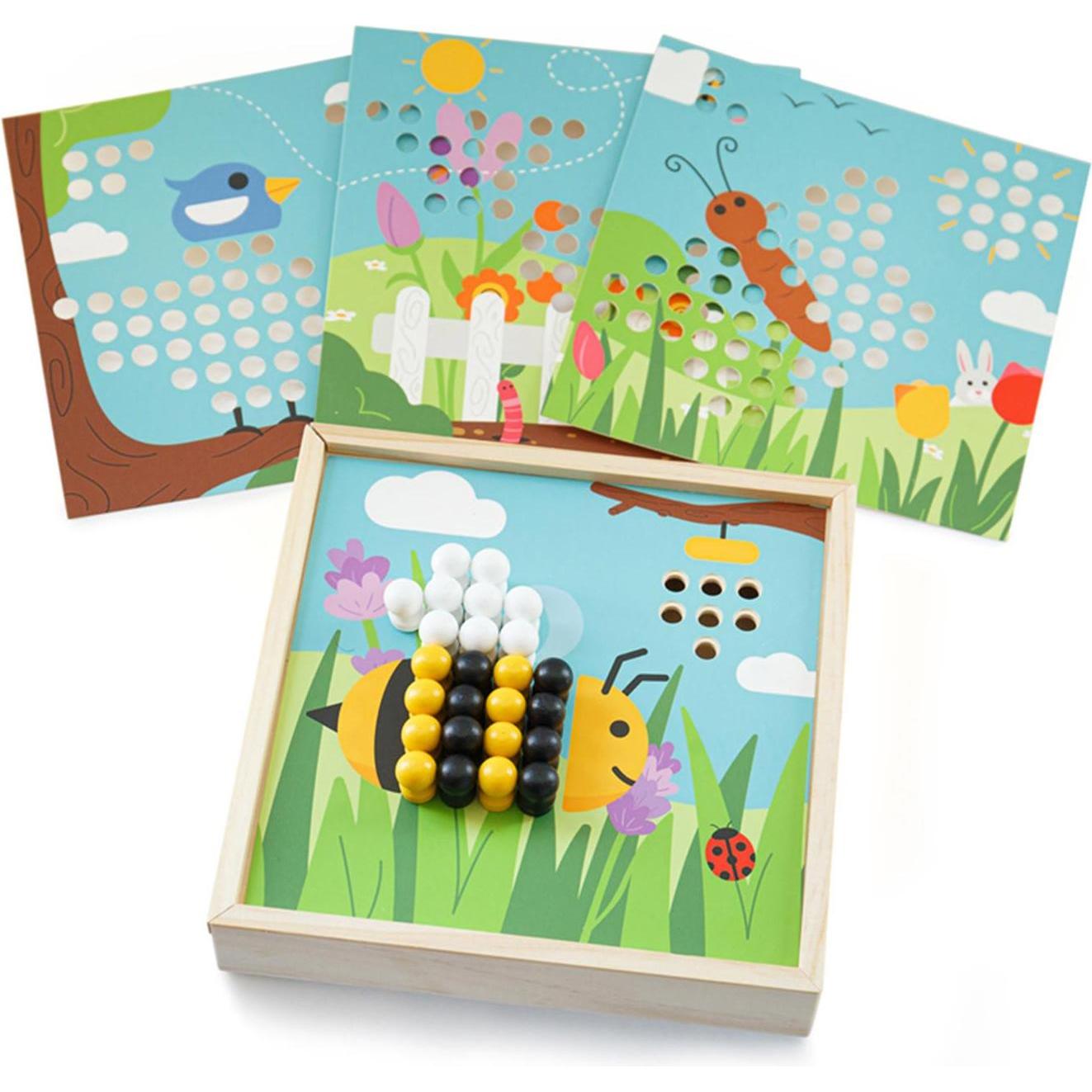 Thumbnail - Bigjigs Holzeinsatz Mosaik Spielgarten
