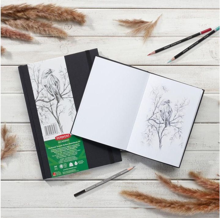 Produktbild Derwent Skizzenbuch (A4, Blanko, Harter Einband)