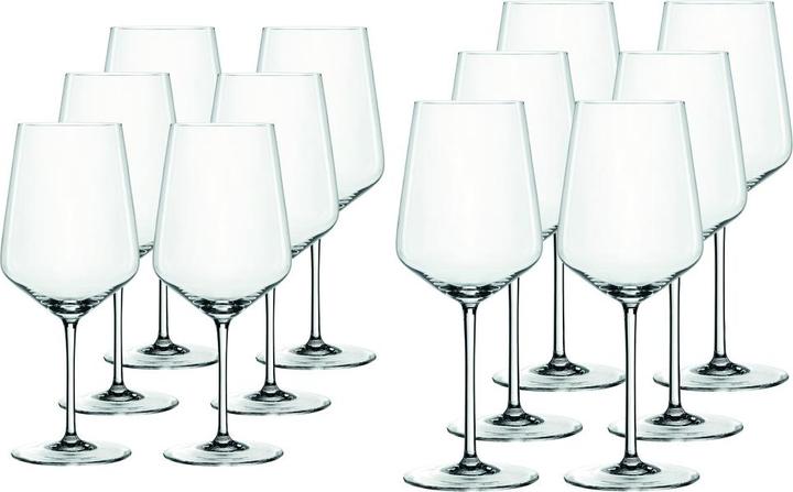 Spiegelau Rot- und Weissweingläser Style (63 cl, 12 Occhiali, Set di bicchieri da vino)