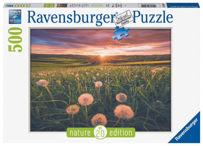 Produktbild Ravensburger Pusteblumen im Sonnenuntergang (500 Teile)