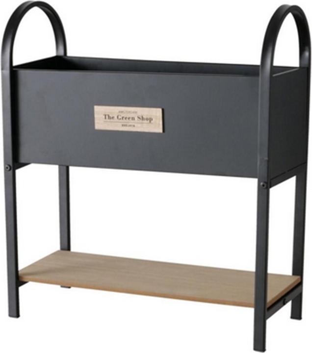 Produktbild Boltze Home Pflanzentopfhalter Zora 50 x 21 x 57 cm, Natur/Schwarz (21 cm)