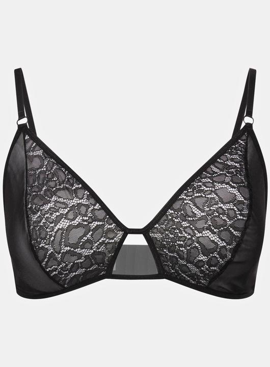 Produktbild Ulla Popken Bralette, Leo Spitze und Mesh (54 B)