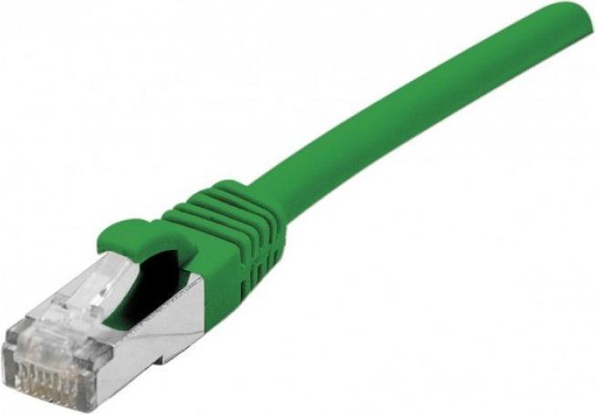 Actual product image Exertis Connect Patch cable S/FTP (PiIMF), Cat 6A (EIA/TIA), green, 3.0 m Patch cable with extra slim bend protec (S/FTP, CAT6a, 3 m)