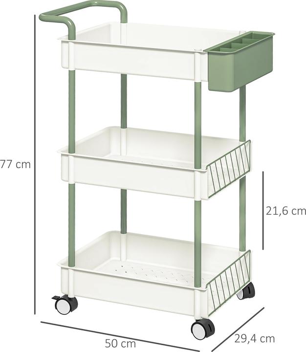 Actual product image Homcom Kitchen trolley