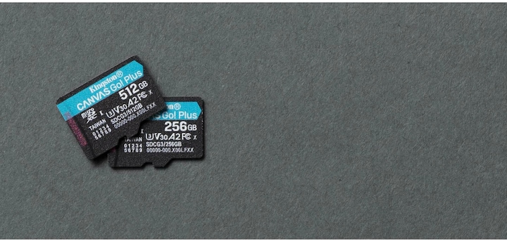 Productafbeelding Kingston Canvas Go! Plus microSD (256 GB, microSDXC, U3, UHS-I)