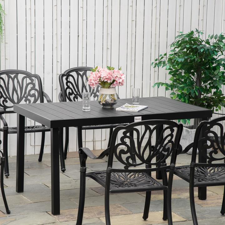 Produktbild Outsunny Gartentisch (140 x 90 x 74 cm)