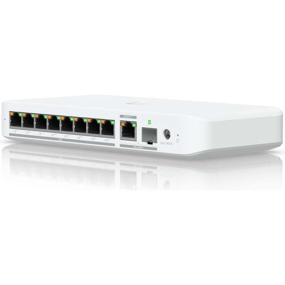 Ubiquiti Flex 2.5G PoE (8 Ports), Netzwerk Switch, Weiss