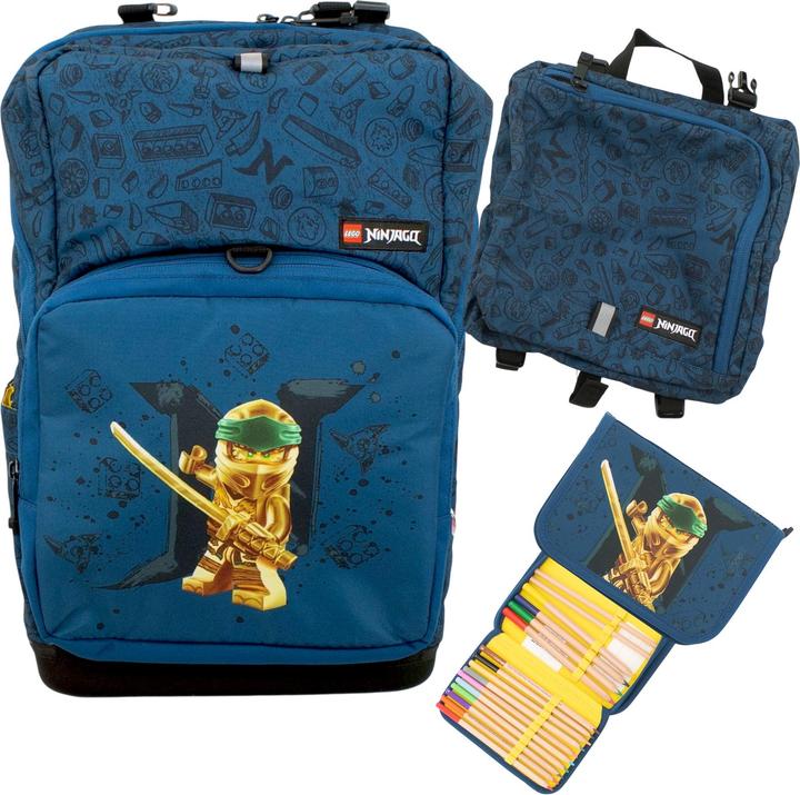 Actual product image LEGO Ninjago School Bag Set