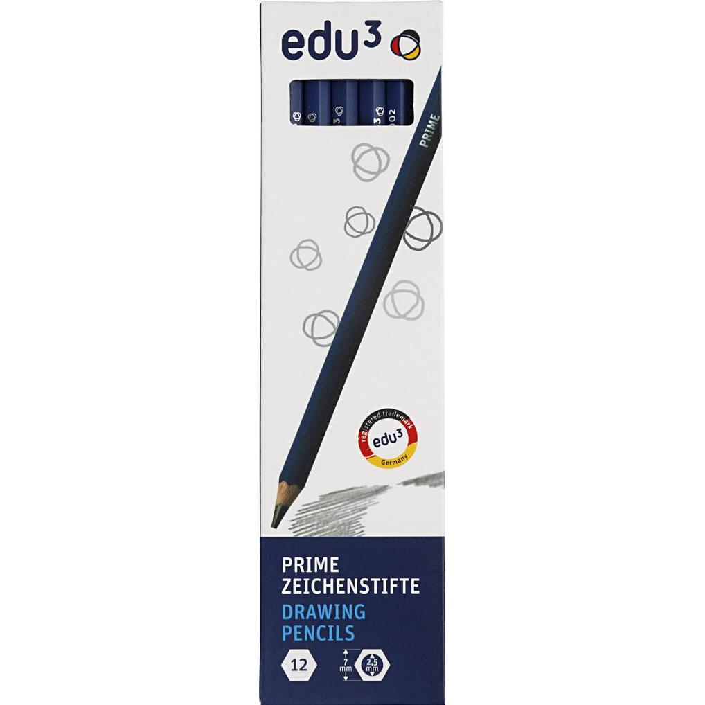 EDU3, Pastelli, edu Drawing Pencil (12x)