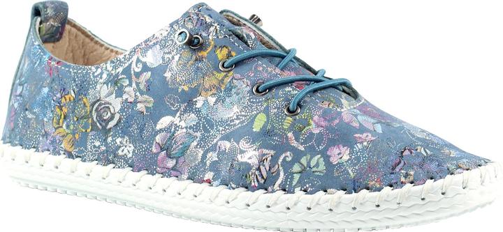 Produktbild Lunar Leinenschuhe Exbury Floral Leder (38)