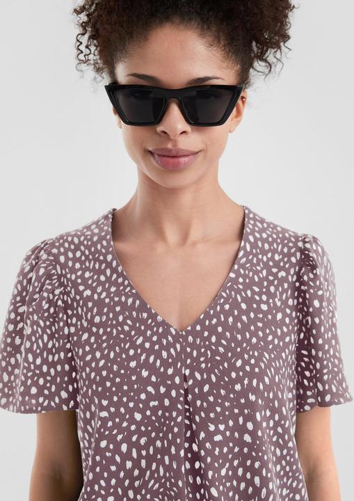 Immagine prodotto s.Oliver Bluse Viskose Bluse mit All-over-Print (40)